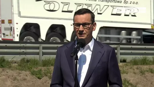 A1 otworzona w Kamieńsku przez samego Premiera Mateusza Morawieckiego