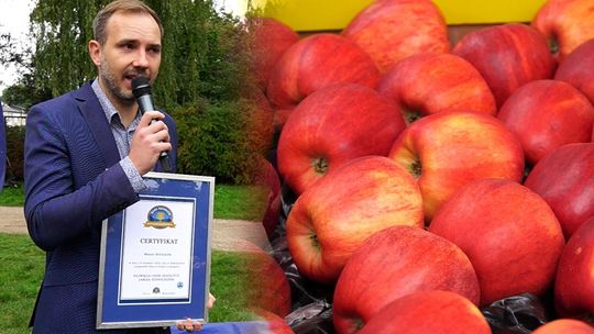Bełchatów pobił Rekord Polski w jednoczesnym jedzeniu jabłek!