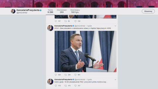 Bełchatowianie protestują, Andrzej Duda wetuje