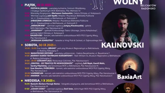 Bełchatowski Festiwal Sztuki Jabłka już w ten weekend