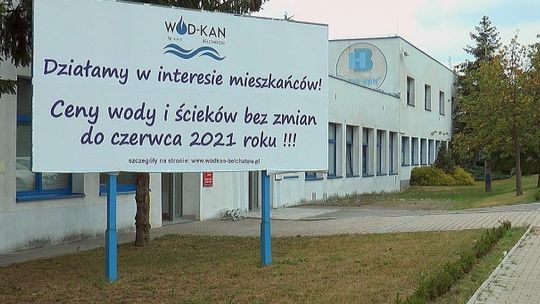 Cena za ścieki i wodę bez zmian do 2021 roku!