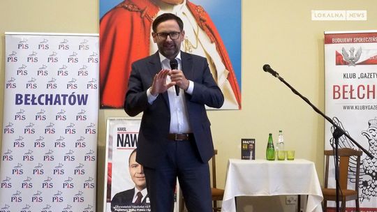 Daniel Obajtek odwiedził Bełchatów. Polityk zachęcał do głosowania na Karola Nawrockiego