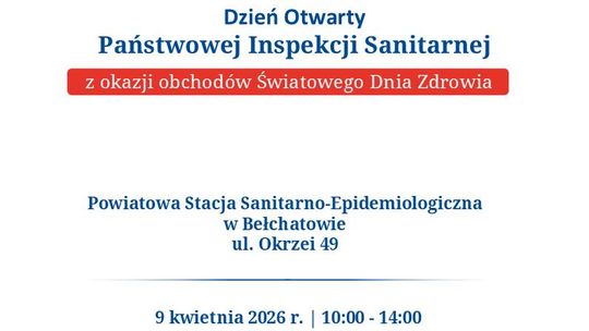 Dni Otwarte w Sanepidzie w Bełchatowie. Bezpłatne badania i porady dla mieszkańców Dni Otwarte w Sanepidzie w Bełchatowie. Bezpłatne badania i porady dla mieszkańców