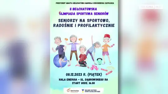 II Bełchatowska Olimpiada Sportowa Seniorów. Trwają zapisy