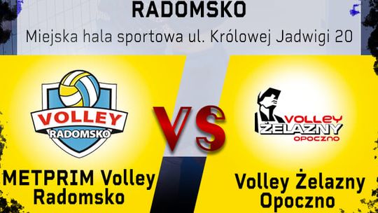 Już w najbliższą sobotę – mecz METPRIM Volley Radomsko - MKS Volley Żelazny Opoczno. Zapraszamy!