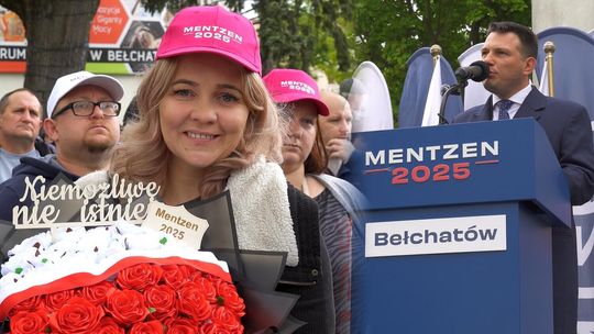 Kandydat na prezydenta RP Sławomir Mentzen ponownie odwiedził Bełchatów