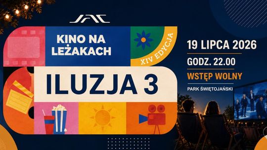 Kino na Leżakach powraca do Radomska. Już 19 lipca plenerowy seans filmu „Iluzja 3”
