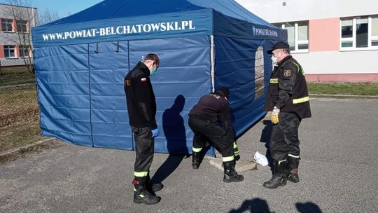 Kolejny namiot stanął pod bełchatowskim szpitalem