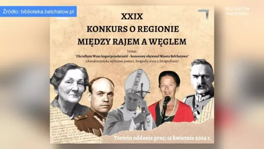 Konkurs o regionie pn. „Między rajem a węglem” w bełchatowskiej bibliotece