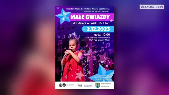 Konkurs wokalny „Małe Gwiazdy” w Miejskim Centrum Kultury w Bełchatowie