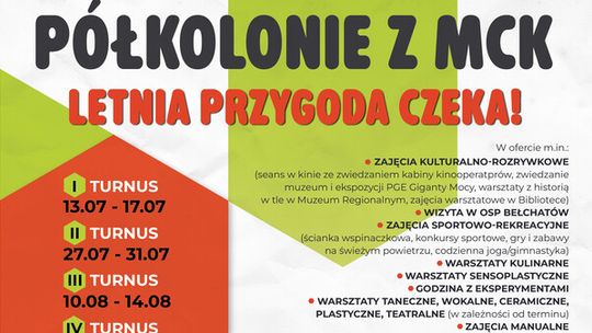 Kreatywne wakacje z MCK. Ruszyły zapisy na półkolonie dla dzieci