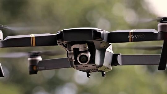 Latał dronem nad kopalnią