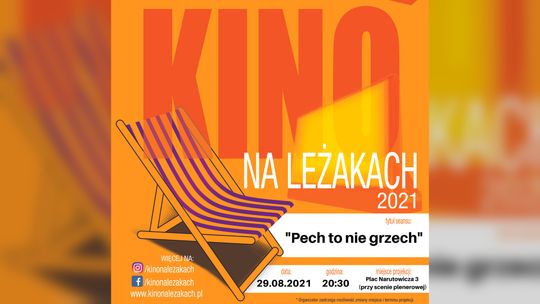 Letni chill przy filmie. „Kino na leżakach” w Bełchatowie 