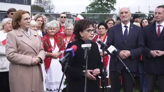 Marszałek Elżbieta Witek w Strzałkowie