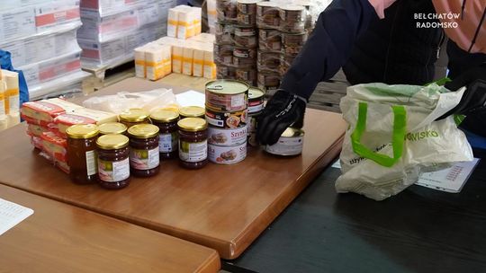 Miasto wspiera potrzebujących-17 ton produktów dla mieszkańców