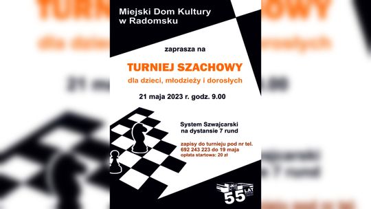 Miejski Dom Kultury w Radomsku zaprasza na turniej szachowy