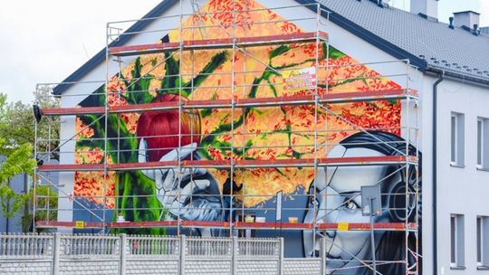 Murale ozdobią bełchatowskie kamienice. Pierwszy już powstaje