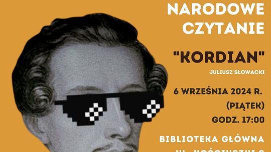 Narodowe Czytanie „Kordiana” w Bełchatowie