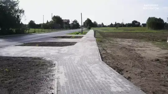 Nowe chodniki i drogi w Brudzicach