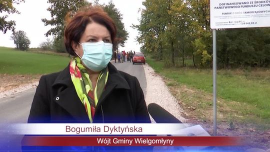Otwarcie nowych dróg w Gminie Wielgomłyny (powiat radomszczański)