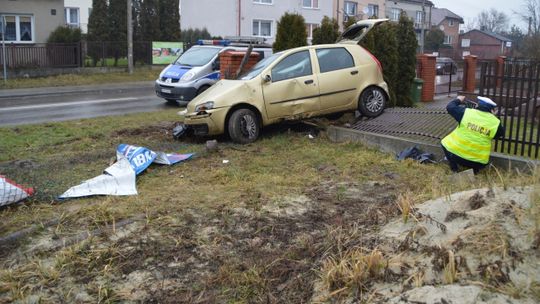  Pijany 20-latek uszkodził ogrodzenia przy trzech posesjach