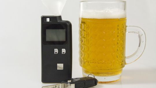 Pijany kierowca zatrzymany przez policje