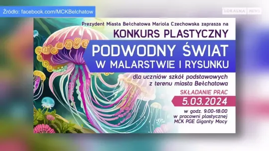 „Podwodny świat w malarstwie i rysunku”-konkurs plastyczny MCK w Bełchatowie