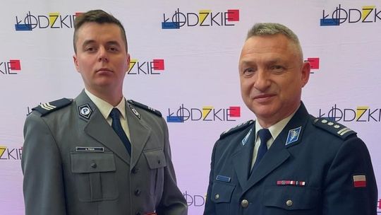 Policjant z Bełchatowa bohaterem konkursu wojewódzkiego