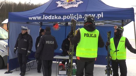 Policyjna mobilizacja z ministrem na Górze Kamieńsk