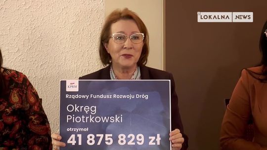 Ponad 8 mln zł dofinansowania z Rządowego Funduszu Rozwoju Dróg na obszar powiatu radomszczańskiego