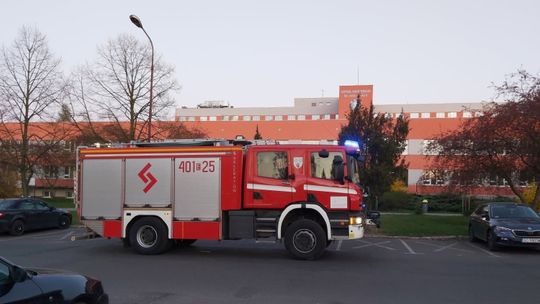 Pożar w bełchatowskim szpitalu
