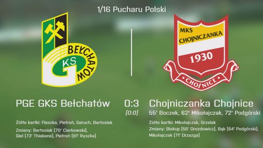 PP: PGE GKS Bełchatów - Chojniczanka Chojnice (0:3): zobacz skrót