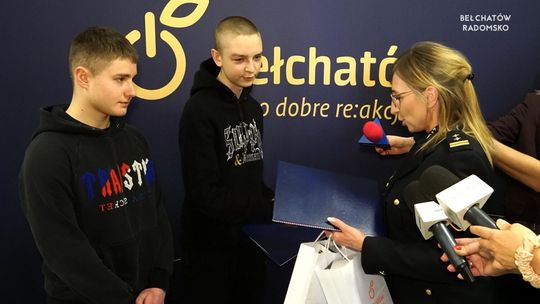 Prezydent podziękował młodym bohaterom. Kacper i Brajan wzorem postawy