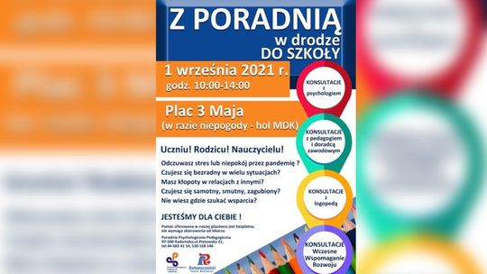 Projekt  „Z Poradnią w drodze do szkoły” odbędzie się 1 września 