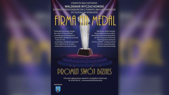 Promuj swój biznes, zostań "Firmą na medal"