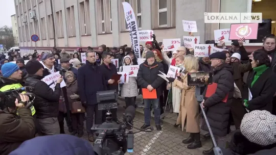 Protest mieszkańców Piotrkowa Trybunalskiego, przeciwko podwyżkom cen ciepła