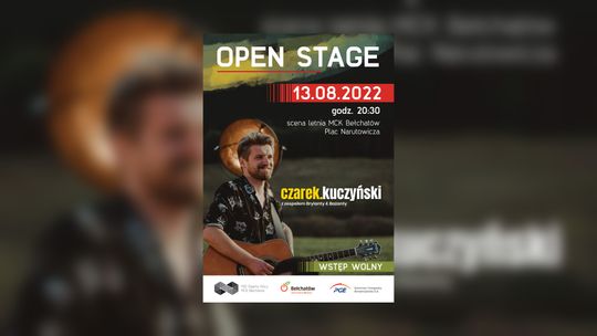Przed nami kolejny koncert z cyklu OPEN STAGE. Wystąpi Czarek Kuczyński z zespołem Brylanty&Bażanty.