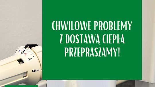 Przerwa w dostawie energii cieplnej