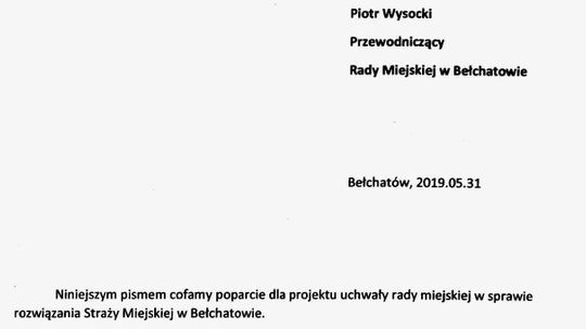 Radni wycofują poparcie dla likwidacji Straży Miejskiej