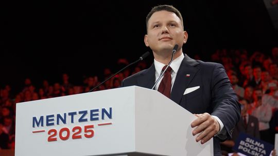 Sławomir Mentzen kandydat na prezydenta RP odwiedził Bełchatów