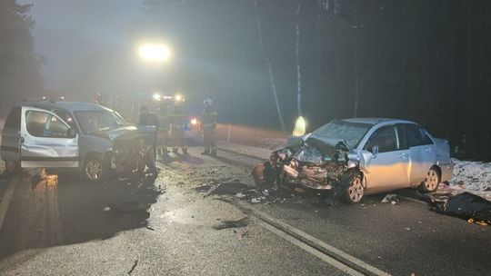 Śmiertelny wypadek na DK74 pod Bełchatowem. Jedna osoba nie żyje