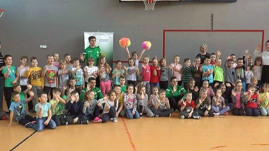 Sportowa lekcja z piłkarzami GKS