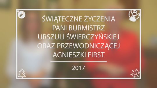 Świąteczne życzenia od Pani Burmistrz