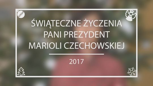 Świąteczne życzenia od Pani Prezydent