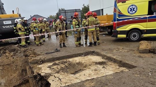 Tragiczny finał prac ziemnych w Bełchatowie. Zginął młody mężczyzna