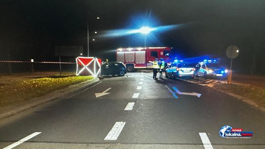 Tragiczny wypadek w gminie Kleszczów. 21-letni mieszkaniec powiatu bełchatowskiego zginął na miejscu