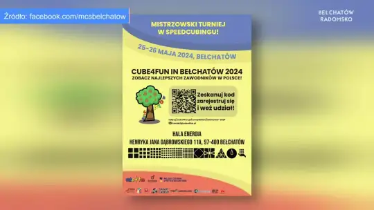 Trwają zapisy na CUBE4FUN 2024 w Bełchatowie