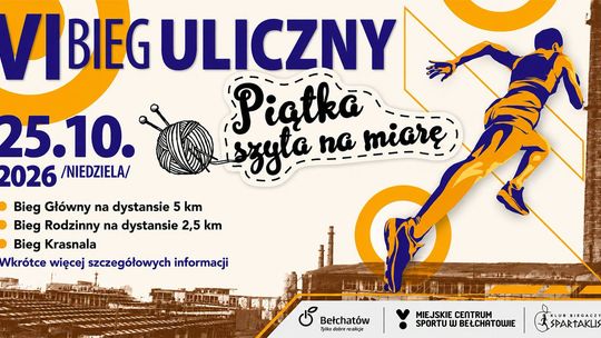 Trwają zapisy na „Piątkę szytą na miarę”. Biegacze po raz szósty ruszą ulicami Bełchatowa
