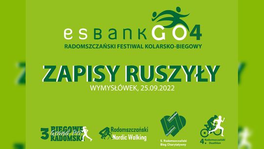 Trwają zapisy na Radomszczański Festiwal Kolarsko-Biegowy ESBANK GO 4