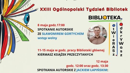 Tydzień Bibliotek pełen spotkań, wystaw i książkowych atrakcji